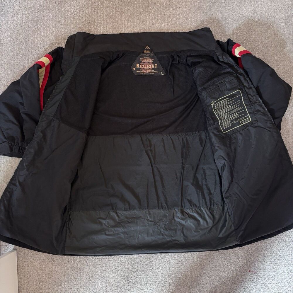 VTG 90s Burton Biolight Snowboard Jacket Mens Large Black Baggy Biolite Y2K - Picture 8 of 15